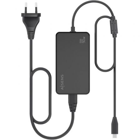 AISENS Cargador de Sobremesa GaN 90W PD3.0 1xUSB-C 1.8m, Negro AISENS Cargador de Sobremesa GaN 90W PD3.0 1xUSB-C 1.8m, Negro